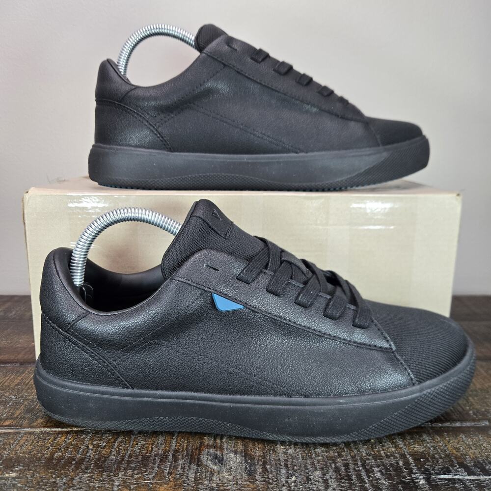 Vessi Soho Sneaker Womens Size 9 Waterproof Shoes Casual Asphalt Black Black